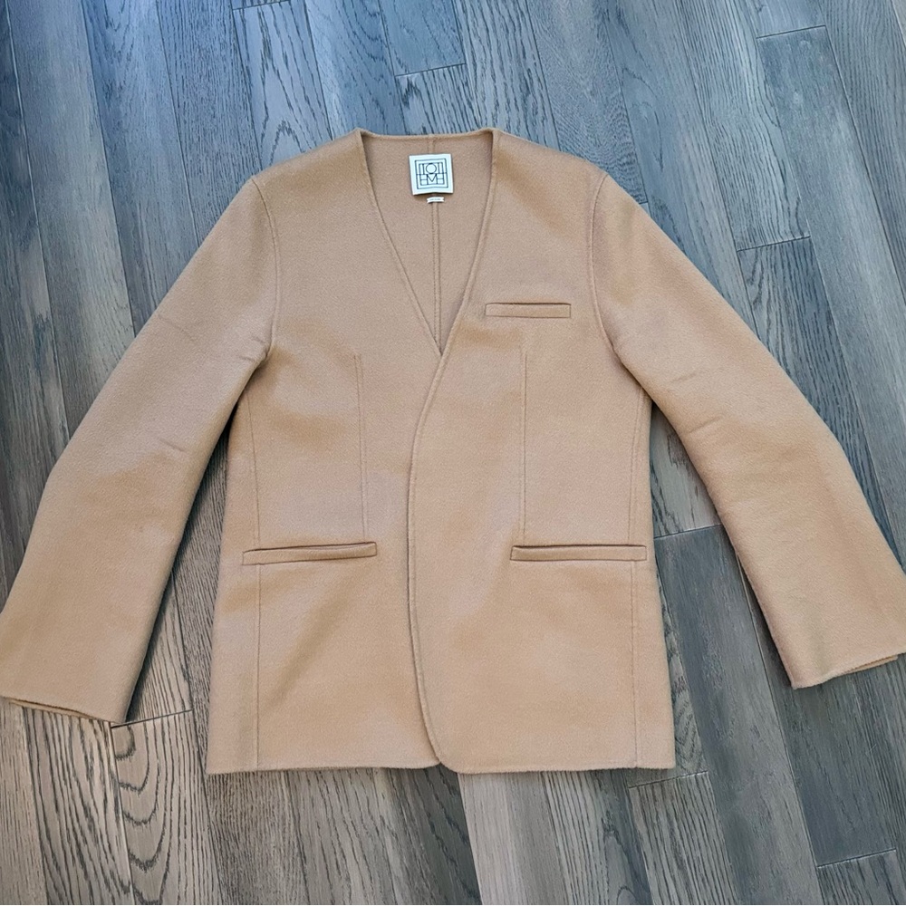 TOTEME like NEW Wool Collarless Jacket